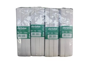 ELASTICO DORLYTEX Nº 18 PCT. C/ 08 PC