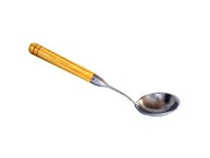 CONCHA DE ALUMINIO CABO MADEIRA C/12