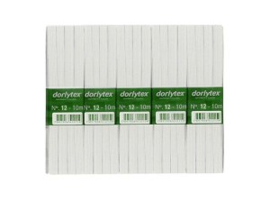 ELASTICO DORLYTEX Nº 12 PCT. C/ 10 PC.