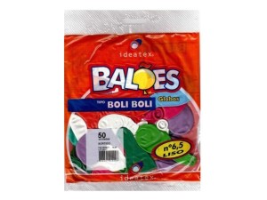 BALAO BOLI BOLI LISO PT SORTIDO C/ 50